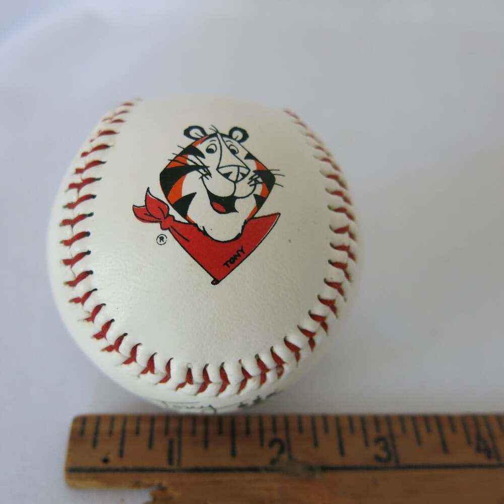 Vintage TONY THE TIGER Frosted Flakes Baseball 1990's Cereal Promo Kellogg - Picture 8 of 8